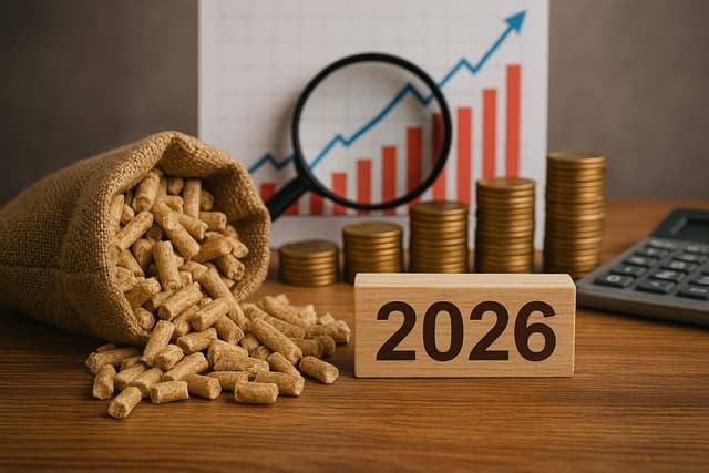Jaka cena pelletu w 2026 roku — aktualne stawki i prognozy