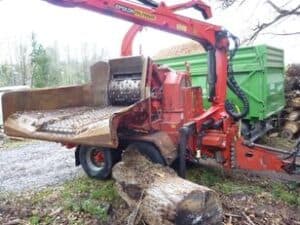 Rębak do drewna Eschlböck Biber 8 – stan bardzo dobry