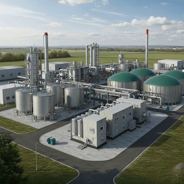 Jak działa biogazownia — fermentacja metanowa, substraty i produkcja energii