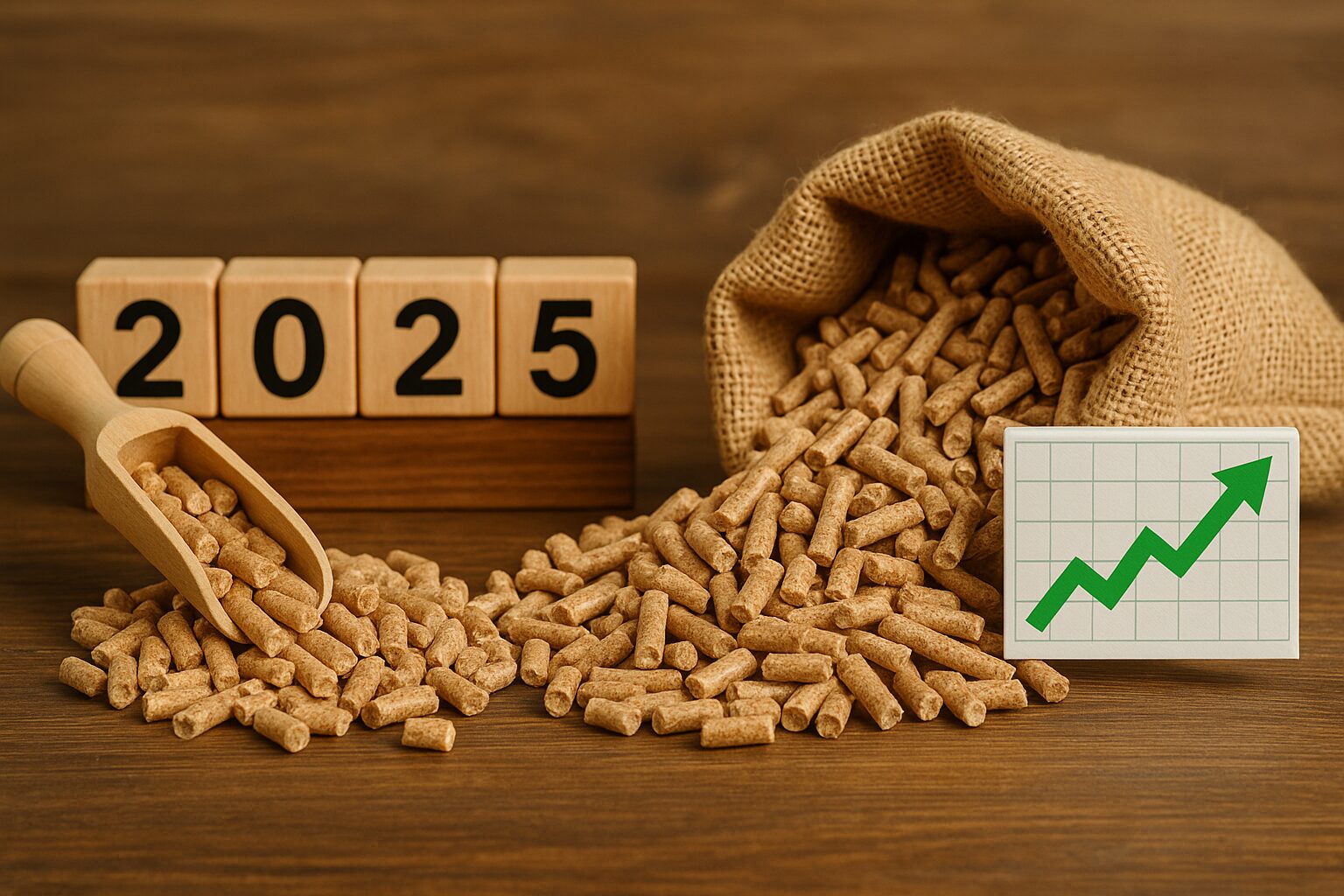 Jaka cena pelletu 2025 — aktualne ceny, prognozy i jak kupić najtaniej