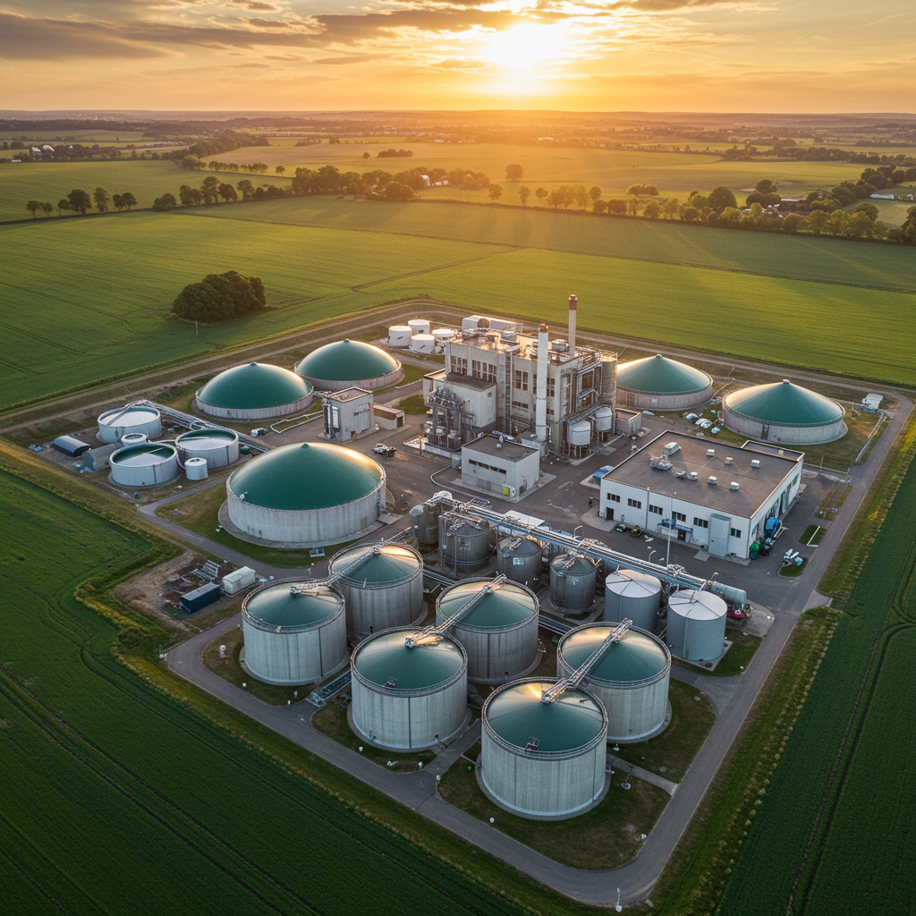 Hala maszynowni biogazowni PGB z agregatem kogeneracyjnym CHP i instalacją biogazu